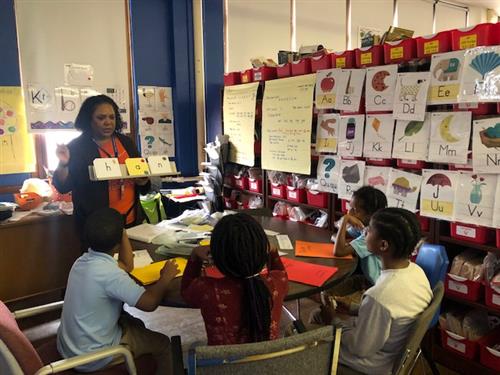 Academic Interventionist help students with Orton-Gillingham Phonics program 